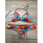 Conjunto Ibiza tanga fitness TN flores Tropicales 4