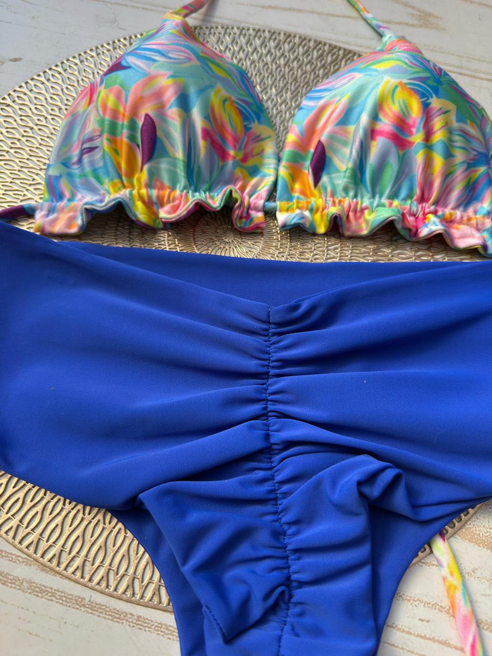 Conjunto ibiza flores Tropicales 6