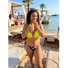 Conjunto ibiza aguacate, tanga brasilera amarres floral 1