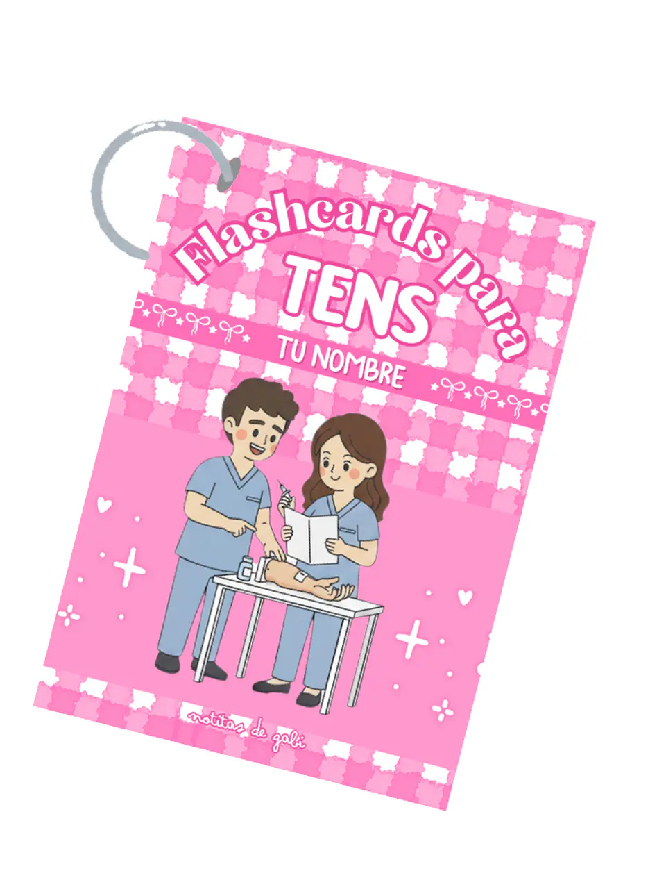 Flashcards para TENS - con nombre personalizado (portada rosa y azul) 1