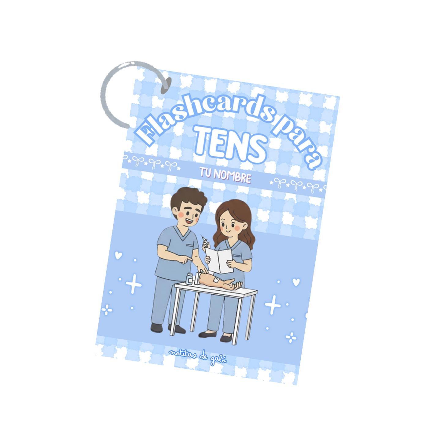 Flashcards para TENS - con nombre personalizado (portada rosa y azul) 2