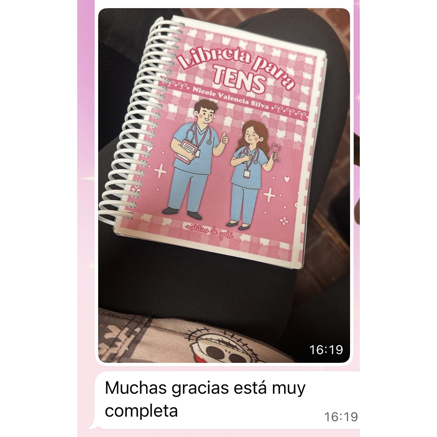 Libreta para TENS – 3 Diseños de Portada (Rosa, Azul y Celeste) 19