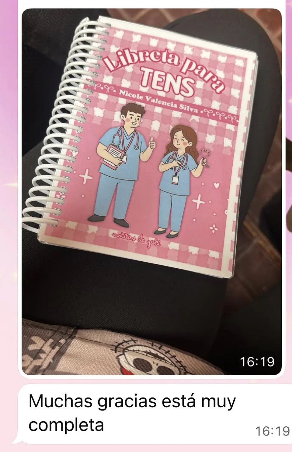 Libreta para TENS – 3 Diseños de Portada (Rosa, Azul y Celeste) 7