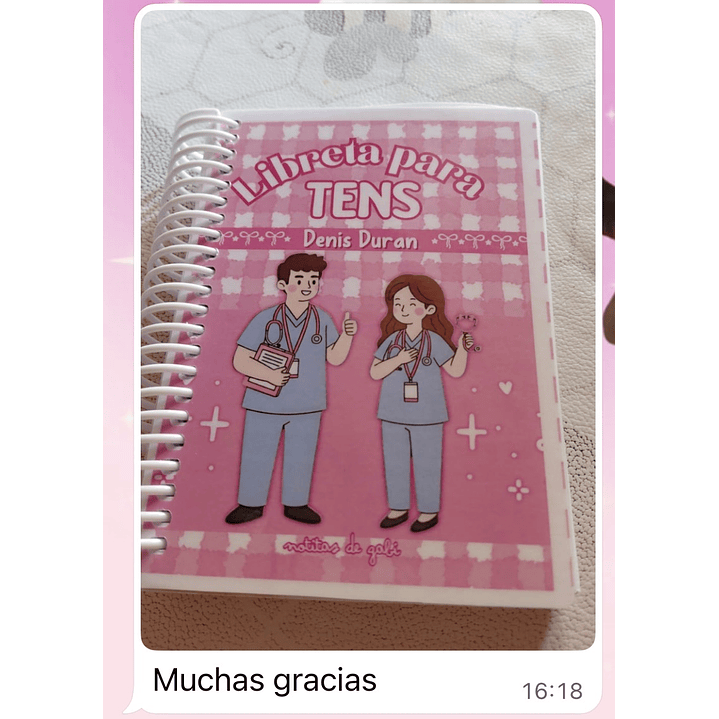 Libreta para TENS – 3 Diseños de Portada (Rosa, Azul y Celeste) 21