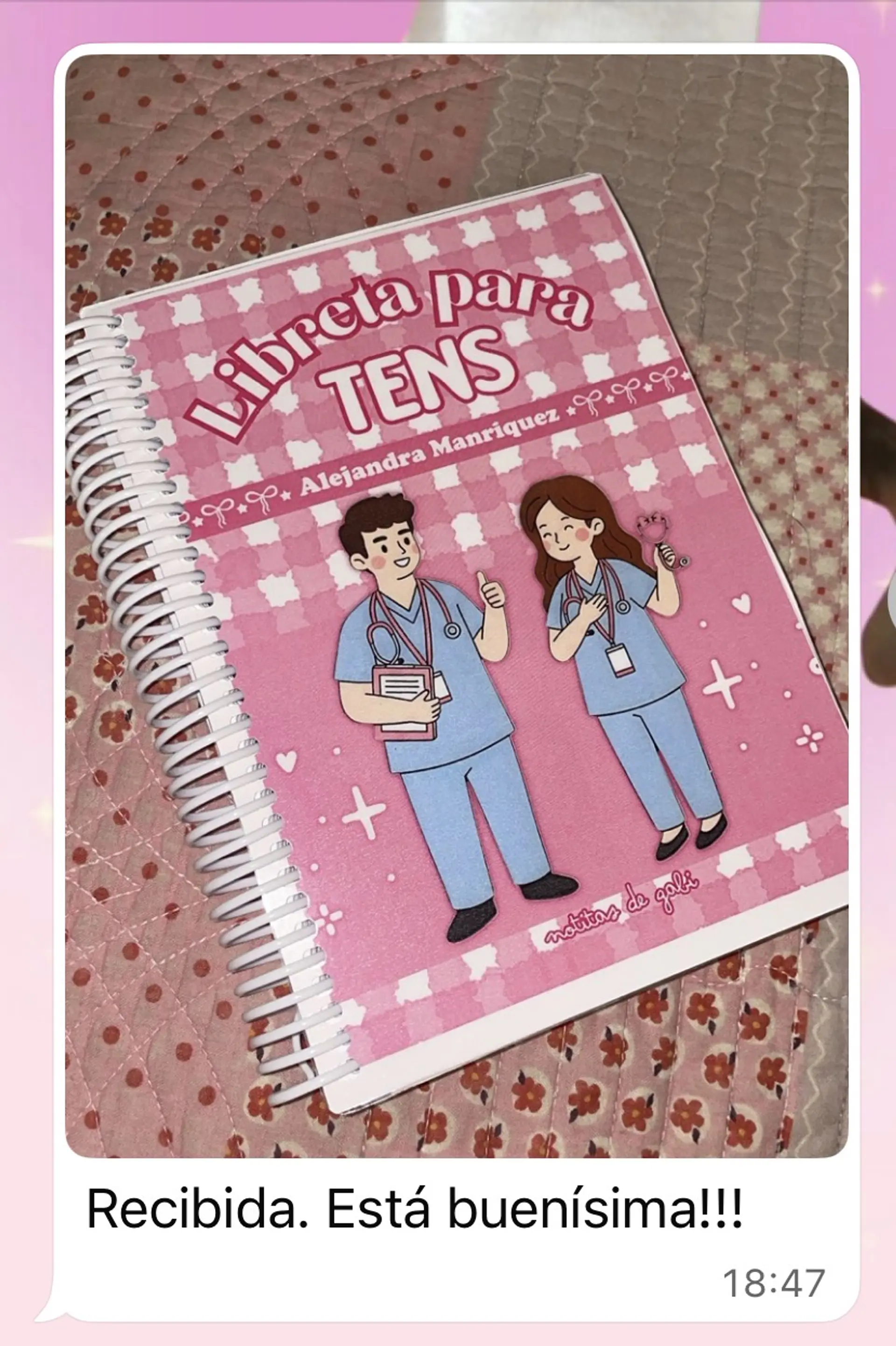 Libreta para TENS – 3 Diseños de Portada (Rosa, Azul y Celeste) 11
