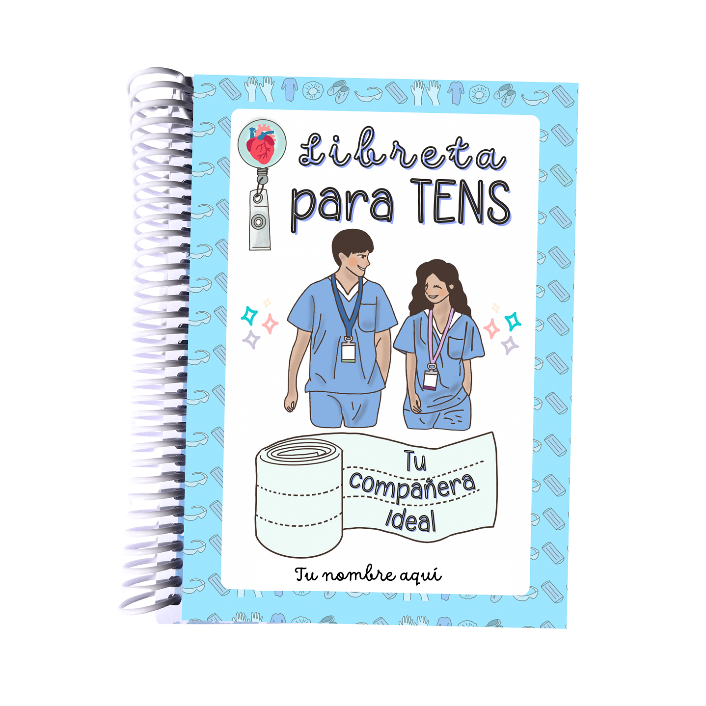 Libreta para TENS – 3 Diseños de Portada (Rosa, Azul y Celeste) 14