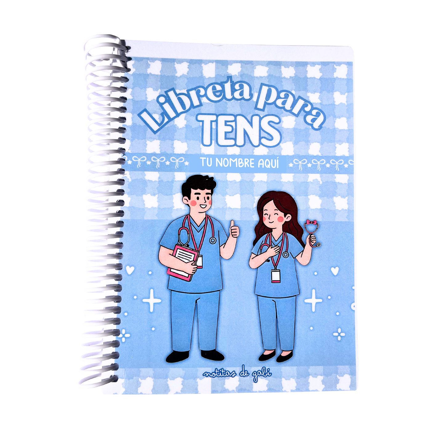Libreta para TENS – 3 Diseños de Portada (Rosa, Azul y Celeste) 15
