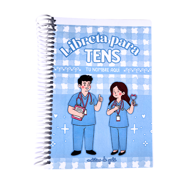 Libreta para TENS – 3 Diseños de Portada (Rosa, Azul y Celeste) 15