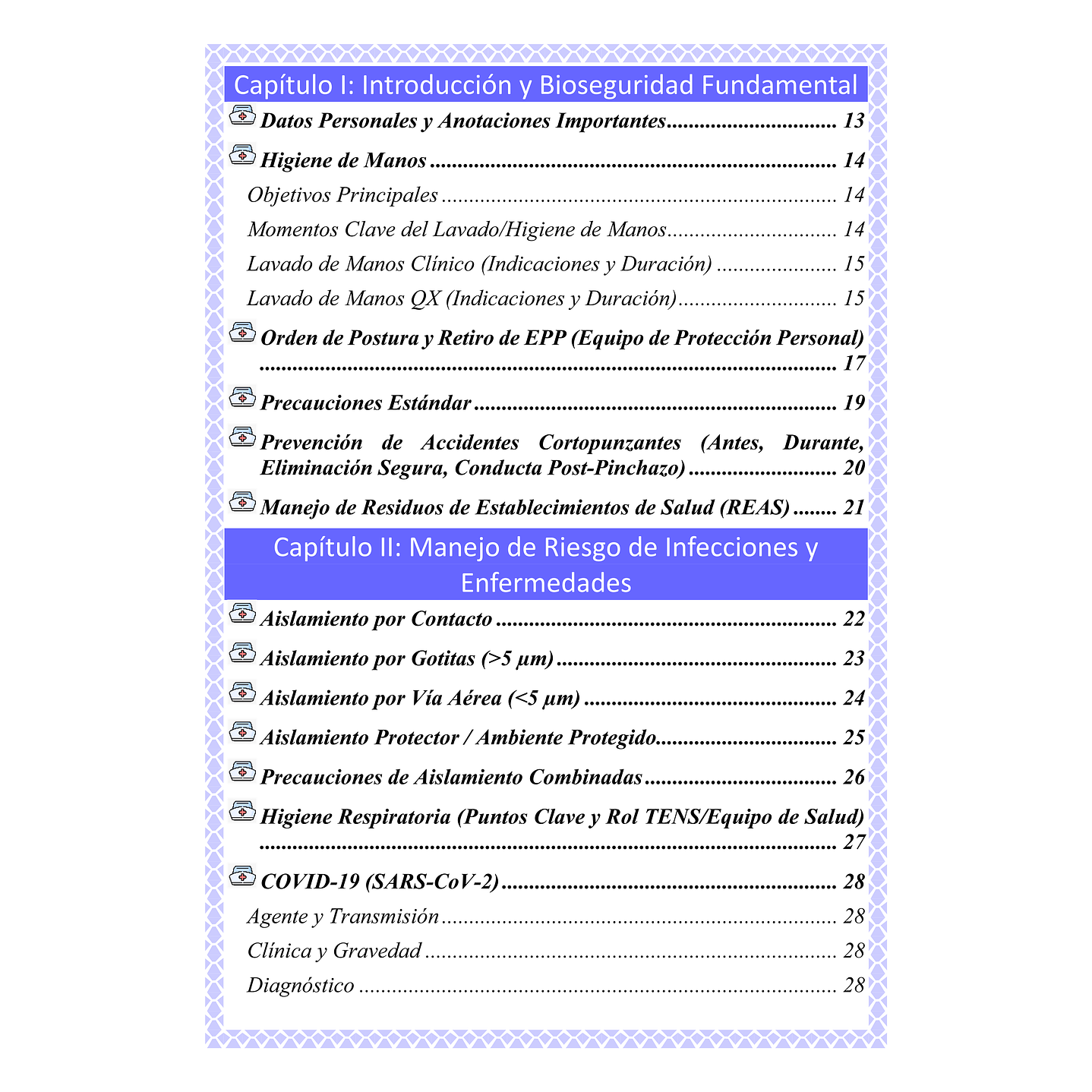 Libreta para TENS – 3 Diseños de Portada (Rosa, Azul y Celeste) 2