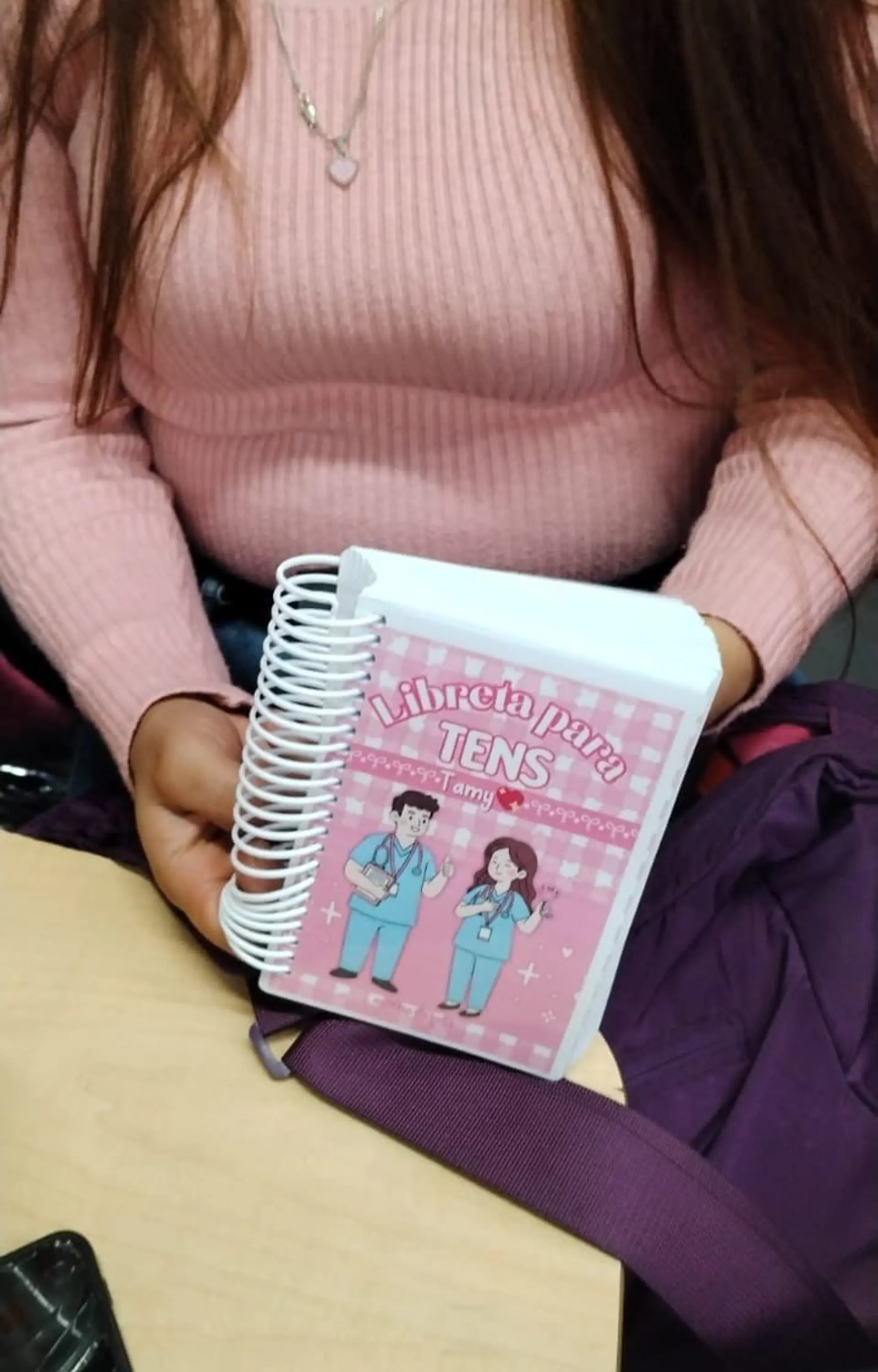 Libreta para TENS – 3 Diseños de Portada (Rosa, Azul y Celeste) 16