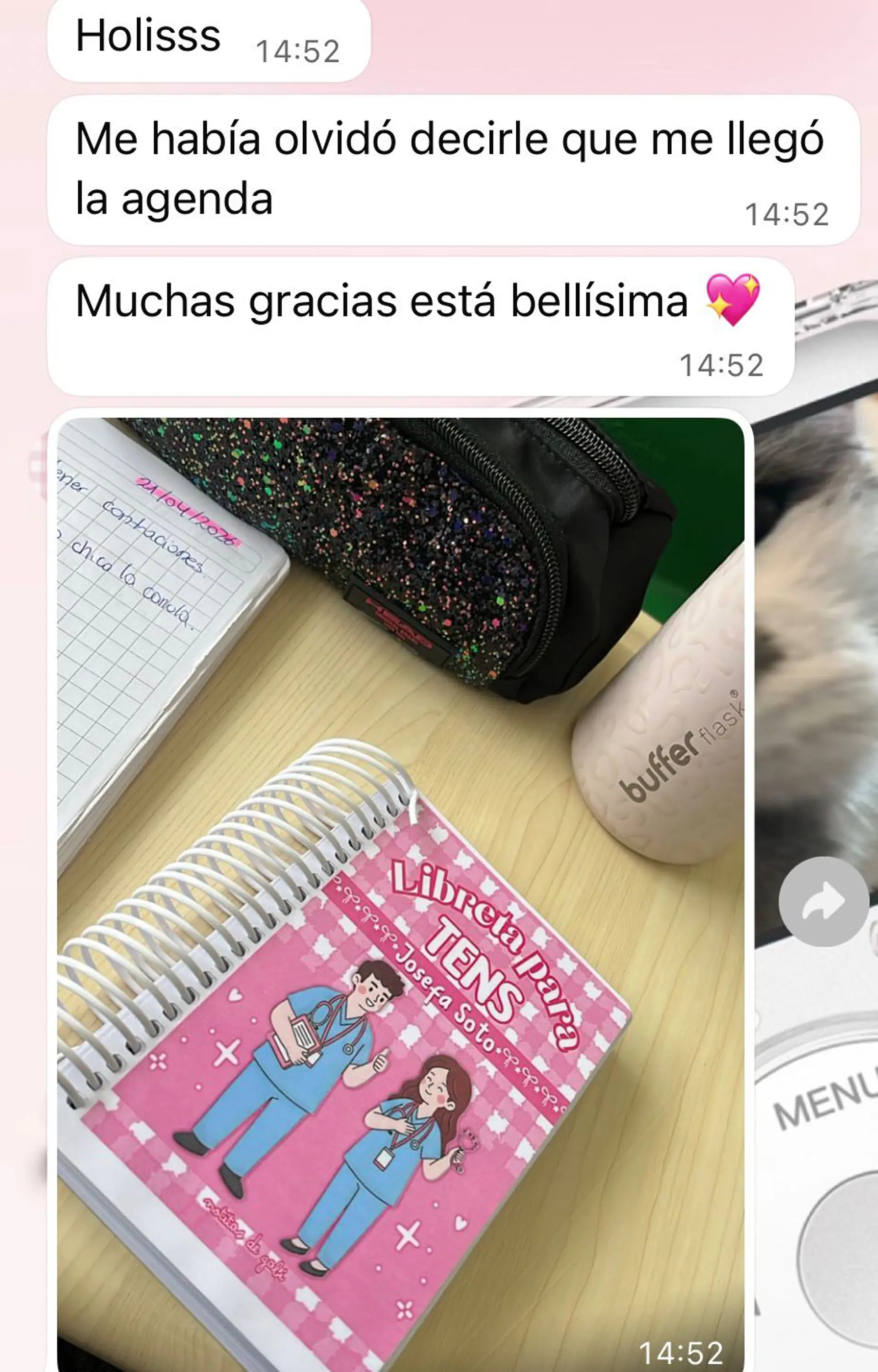 Libreta para TENS – 3 Diseños de Portada (Rosa, Azul y Celeste) 18