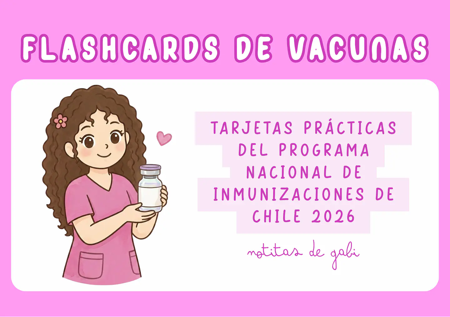 Flashcards de Vacunas 2026 3