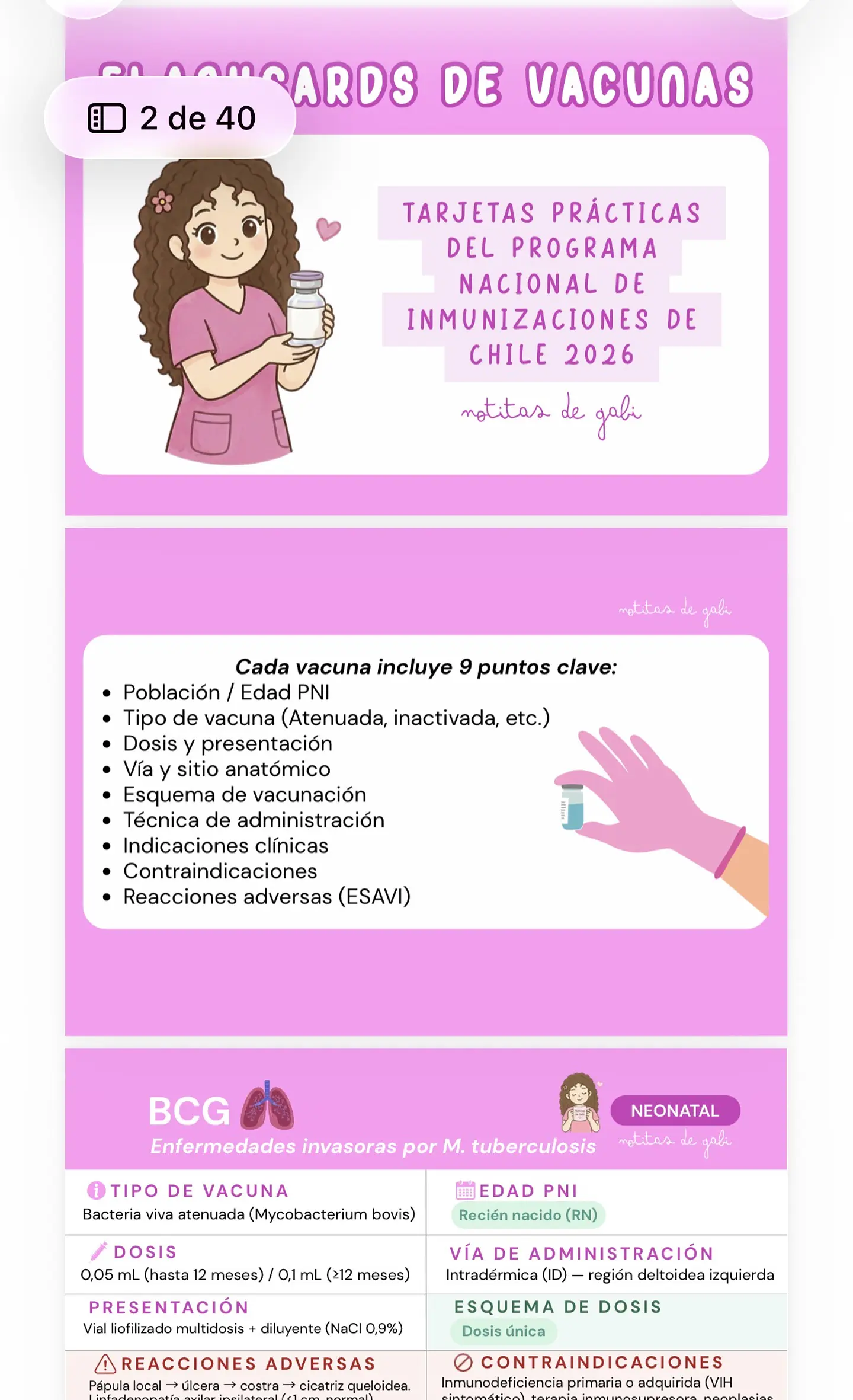 Flashcards de Vacunas 2026 4