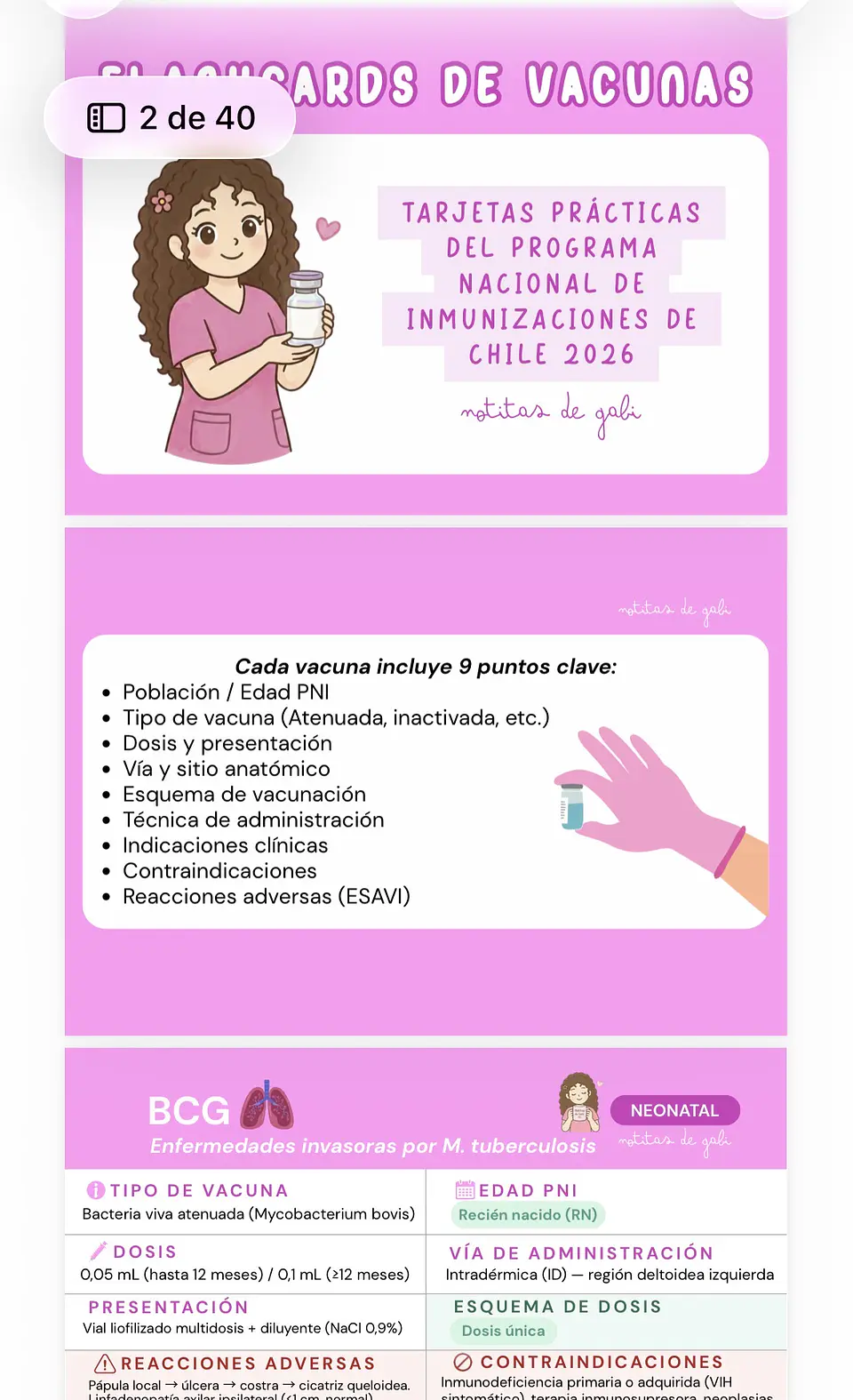 Flashcards de Vacunas 2026 4