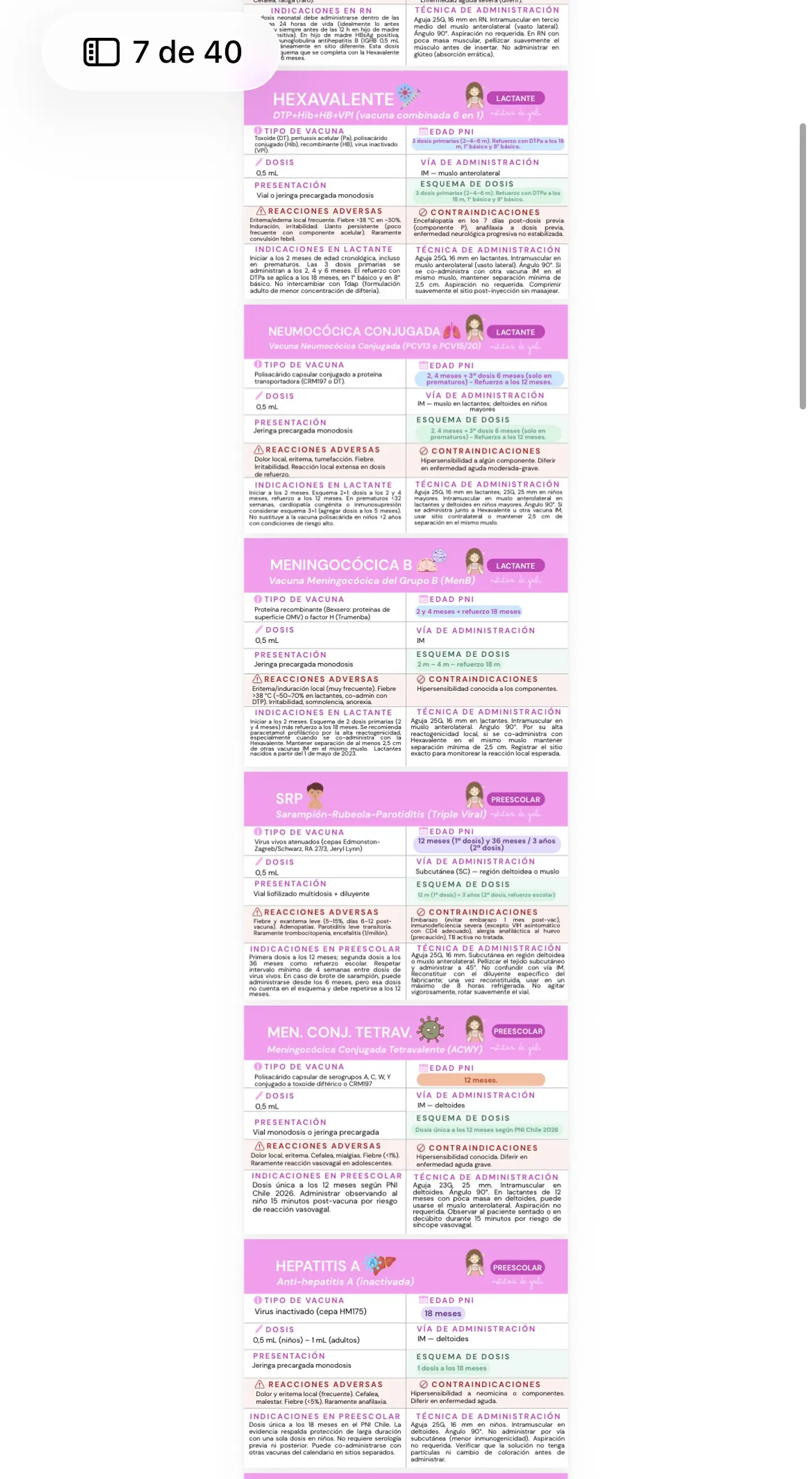 Flashcards de Vacunas 2026 5