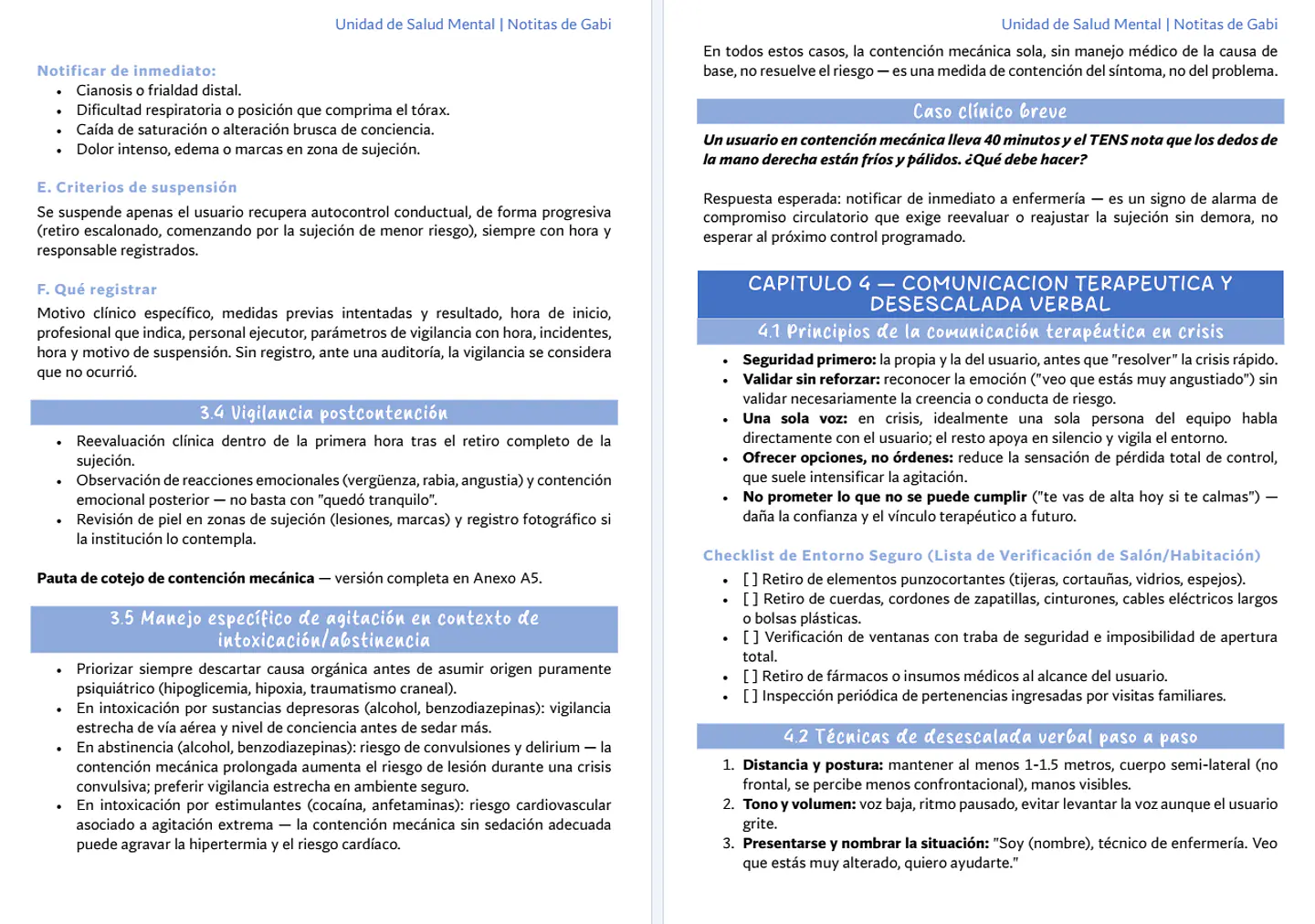 Manual Clínico del TENS en Unidad de Salud Mental 3
