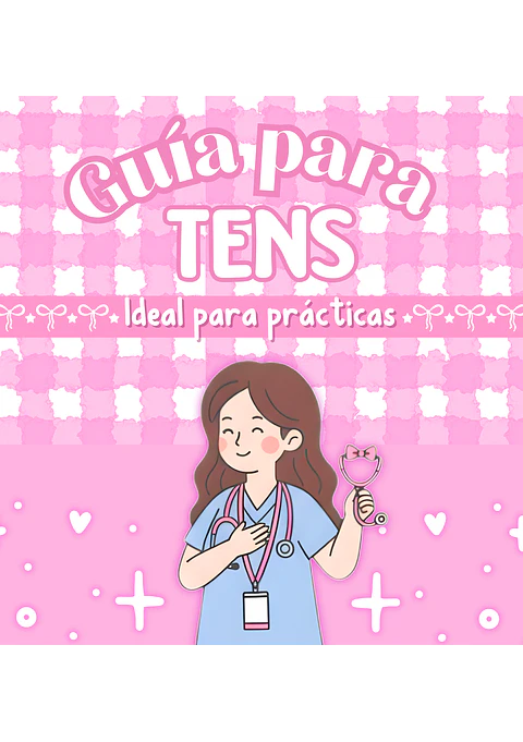 Guía para TENS - Ideal para prácticas (LIBRETA en PDF - ROSA) 
