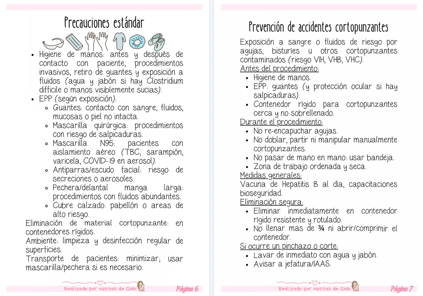 Guía para TENS - Ideal para prácticas (LIBRETA en PDF - ROSA)  2