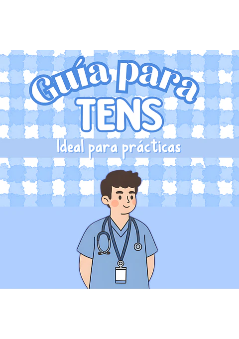 Guía para TENS - Ideal para prácticas (LIBRETA en PDF - AZUL)