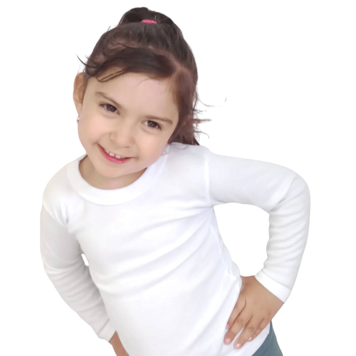 Calidad: Camisetas Blancas de Algodón Nacional Infantil | La Pascalle