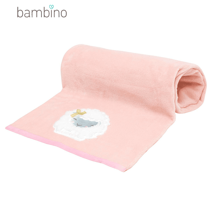 Frazada Coral Rosada Ovejita  2