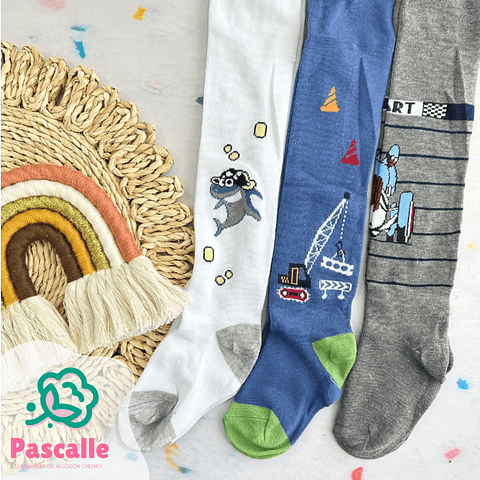 Pack 2 Panty Lana Niños Diseños 