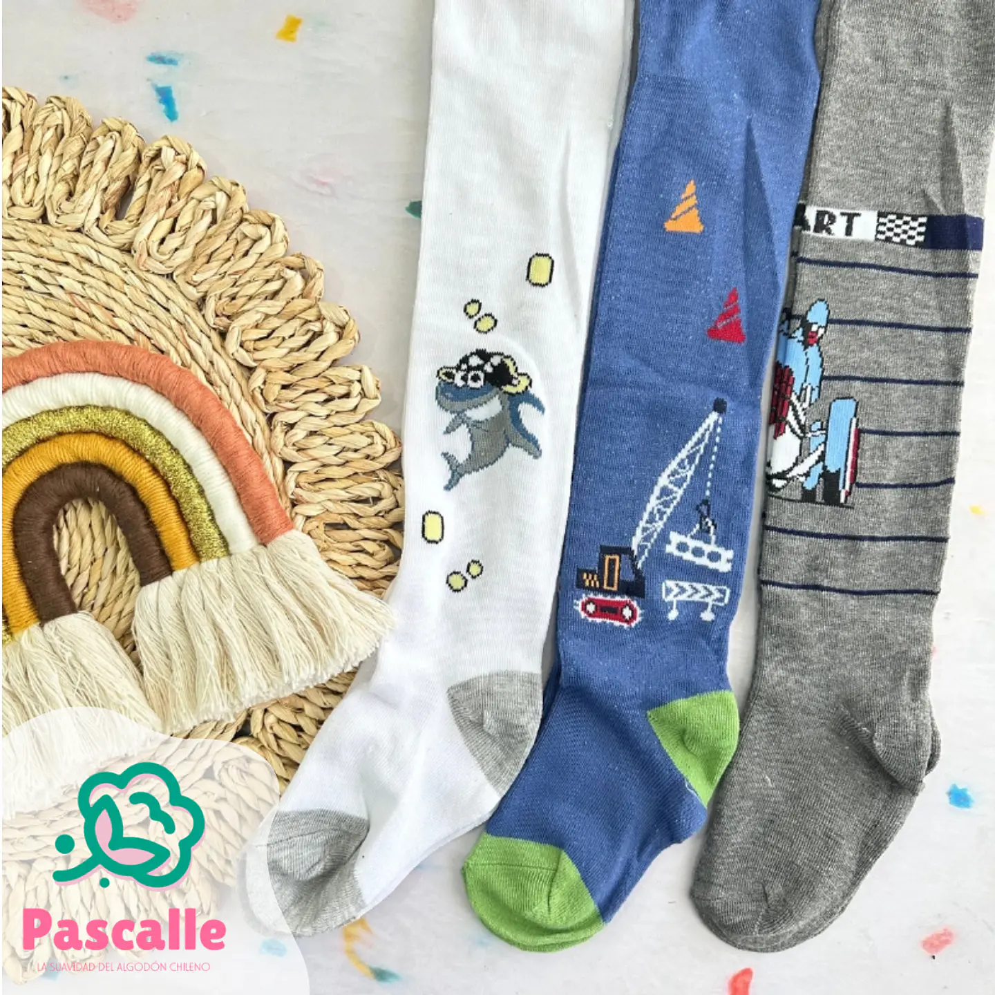 Pack 2 Panty Lana Niños Diseños  1