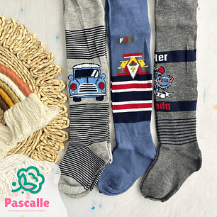 Pack 2 Panty Lana Niños Diseños 