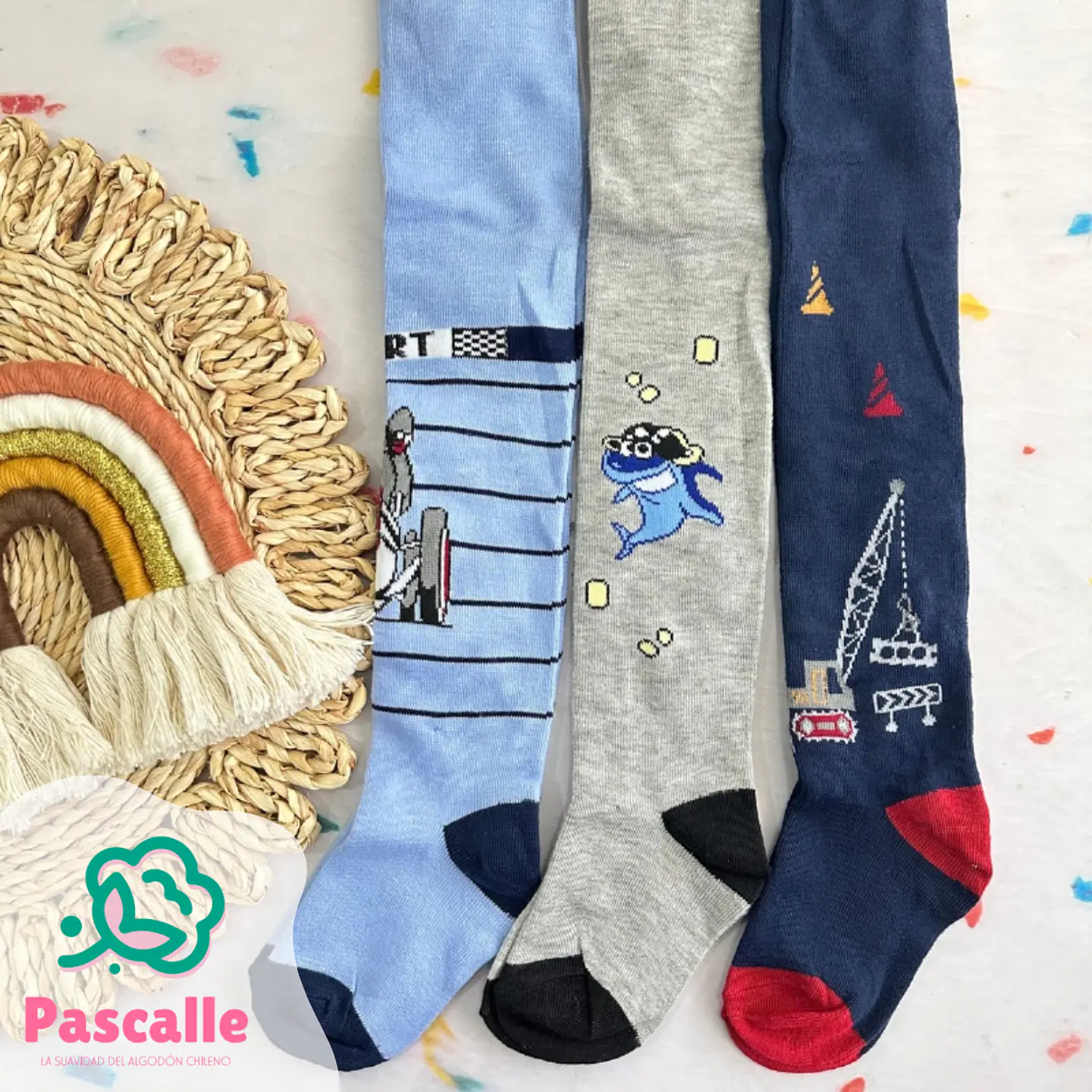 Pack 2 Panty Lana Niños Diseños  3