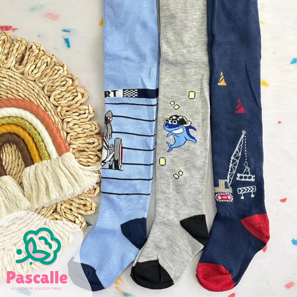 Pack 2 Panty Lana Niños Diseños  3