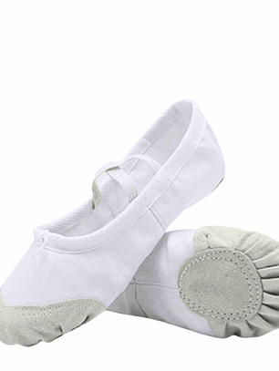 Zapatilla Ensayo Ballet Blanco