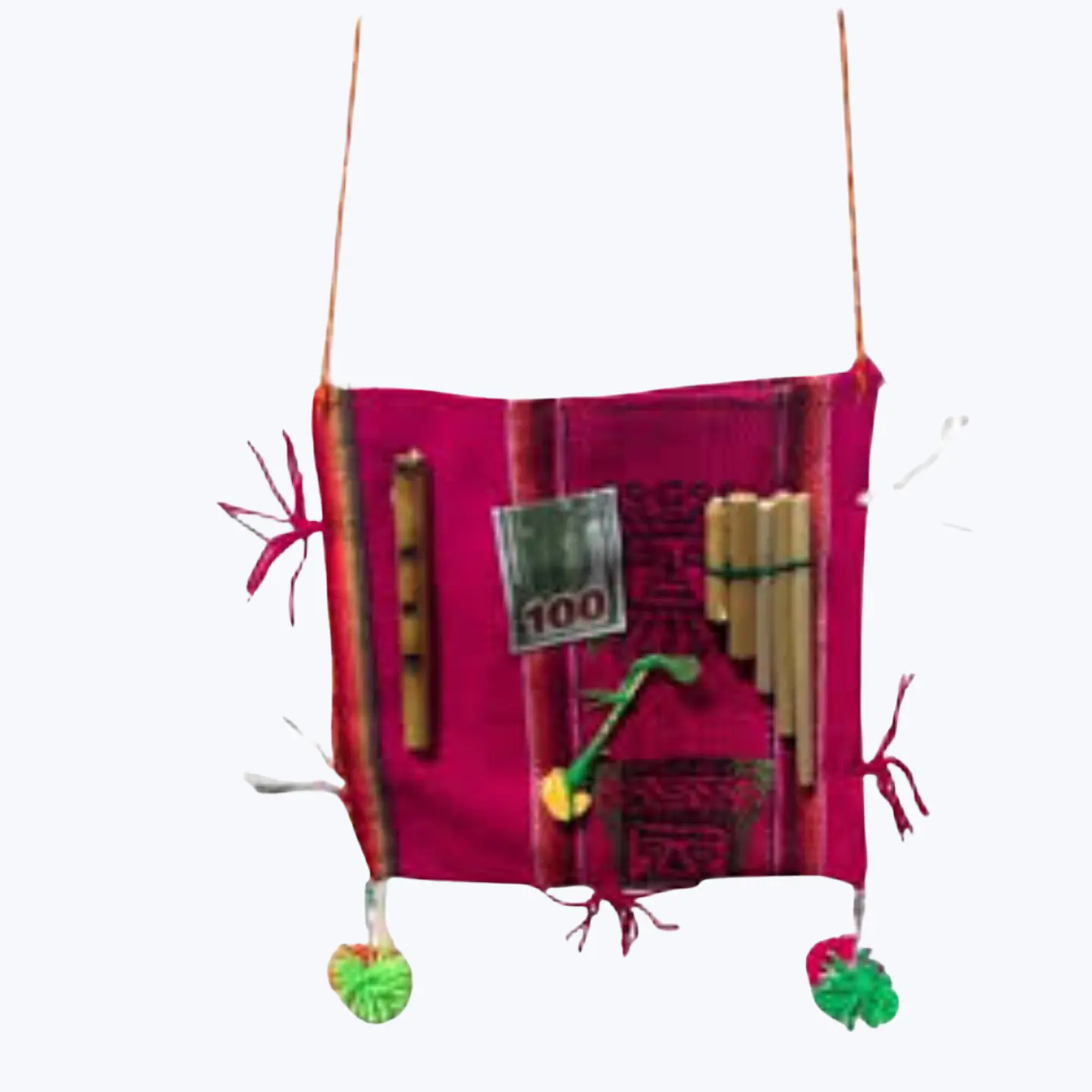 Morral Bolso + Pon Pon Nortino Fiestas Patrias 3