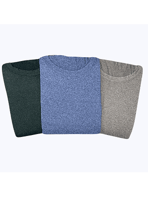 Camiseta Ultra Térmico Manga Larga Cuello Redondo