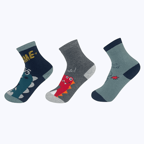 Pack 4 Calcetines Niños Estampados Toalla