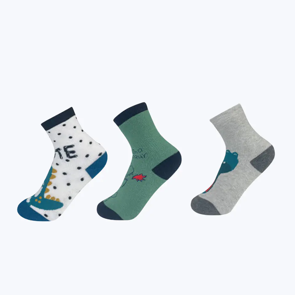 Pack 4 Calcetines Niños Estampados Toalla 3