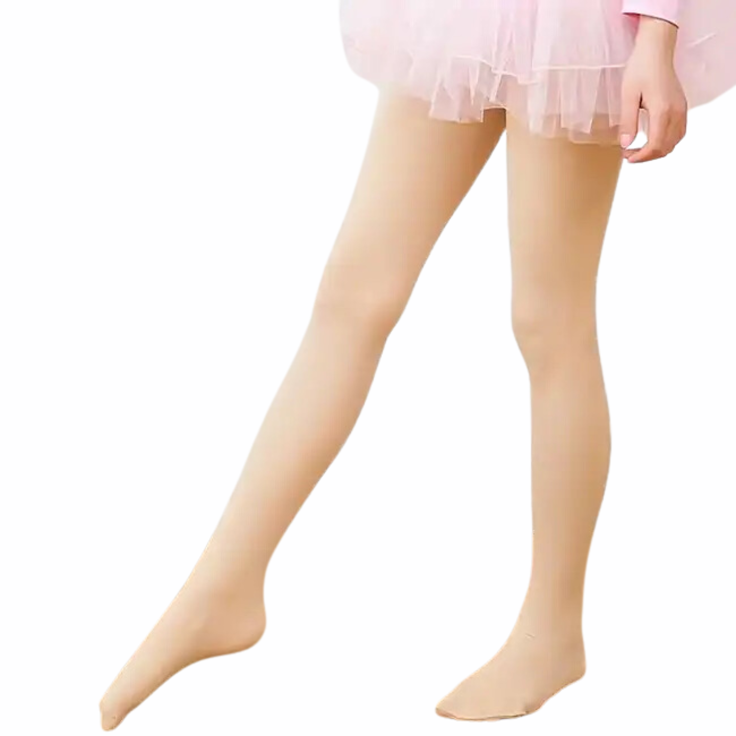 Pack 2 Pantyhose Escolar Nude y Blanco 3