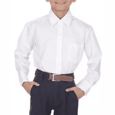 Camisa Blanca Niño Para Trajes Típicos Fiestas Patrias
