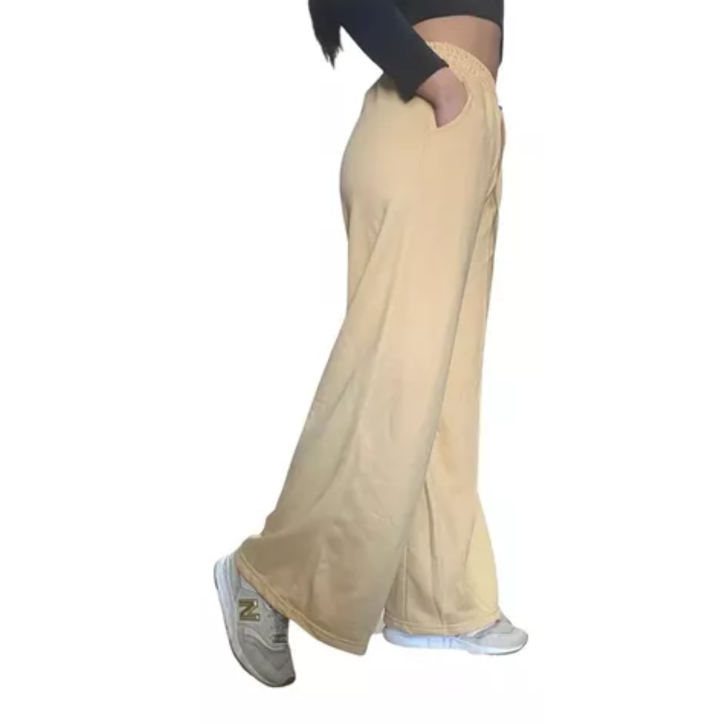 Pantalon Palazo Algodon Buzo  4