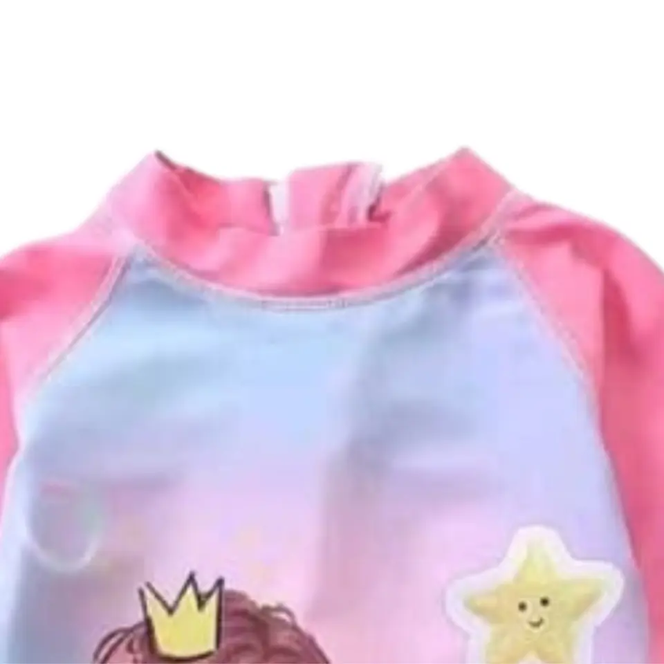 Traje de Baño Enterito Niña Sirenita Corona  4