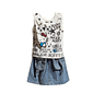 Conjunto Infantil Hello Kitty - Falda de Jean y Polera Estampada
