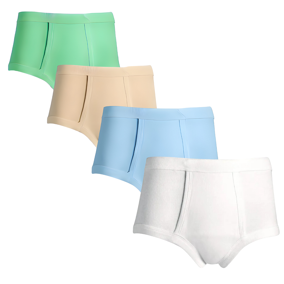 Pack 6 Calzoncillos Slips Clásicos Niños 1