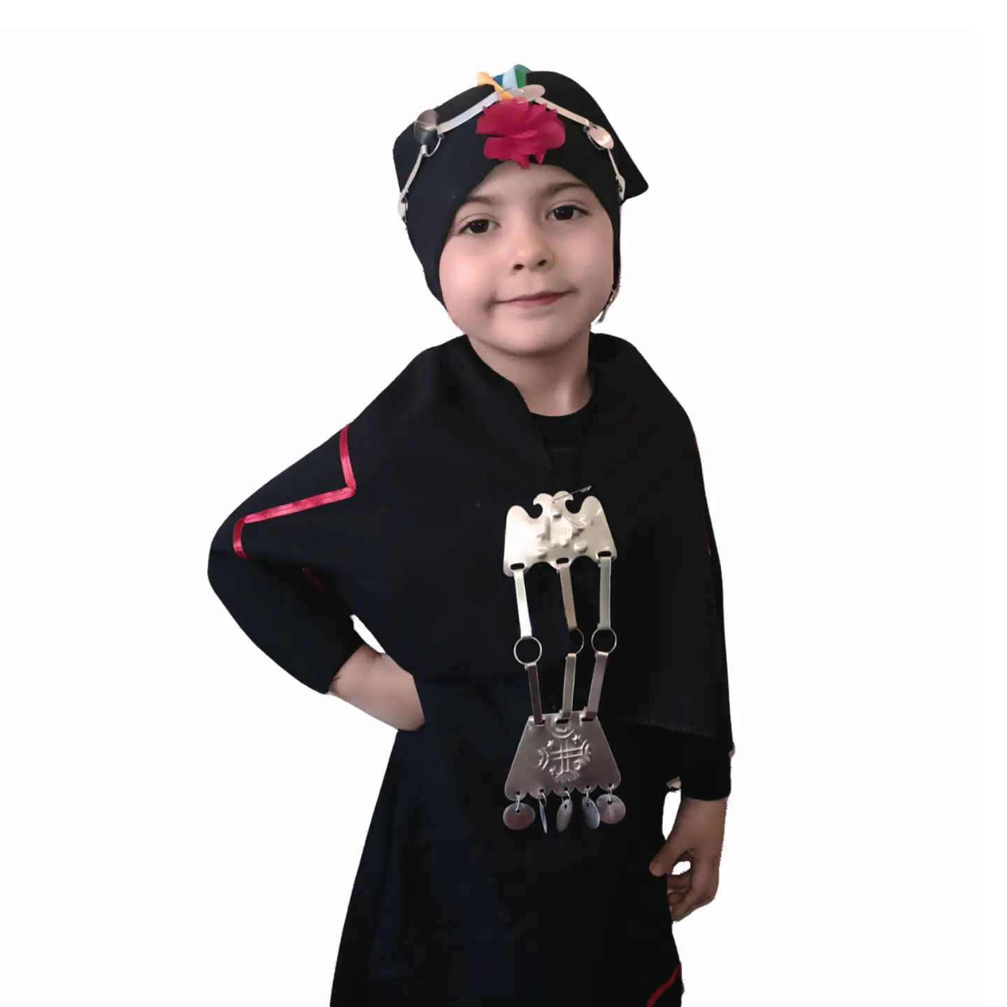 Pack Traje Completo Típico Mapuche Niña  5