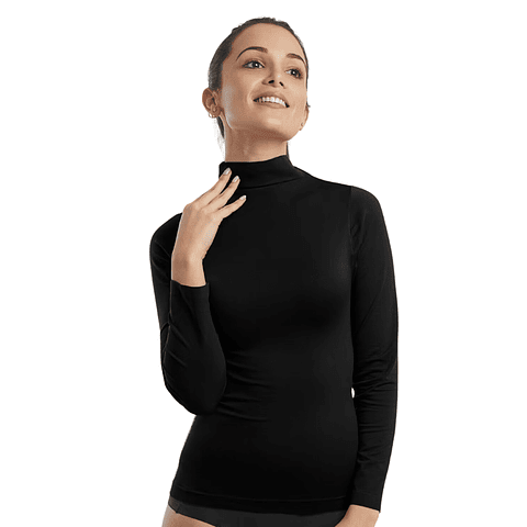 Beatle Mujer Bambú Cuello Alto – Suave, Térmico y Ecológico