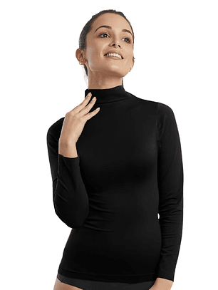 Beatle Mujer Bambú Cuello Alto – Suave, Térmico y Ecológico