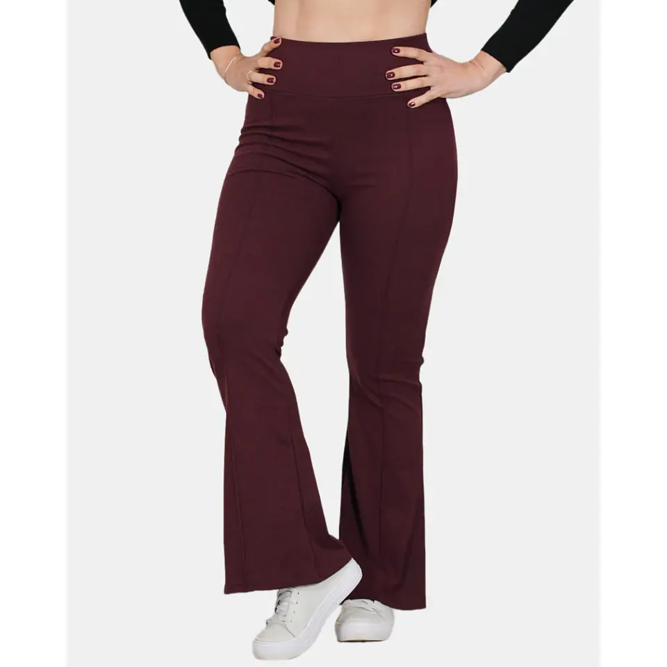 Pantalon Flare  Dralon jaspe  2