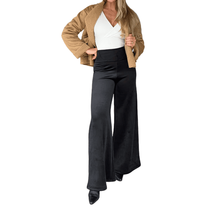 Pantalón Palazzo estilo vintage cotele 8