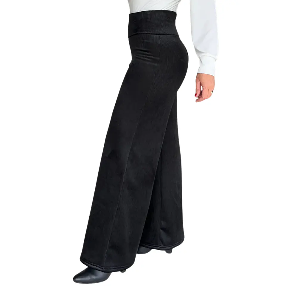 Pantalón Palazzo estilo vintage cotele 4