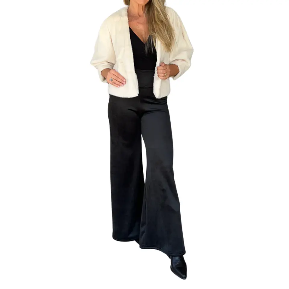 Pantalón Palazzo estilo vintage cotele 11