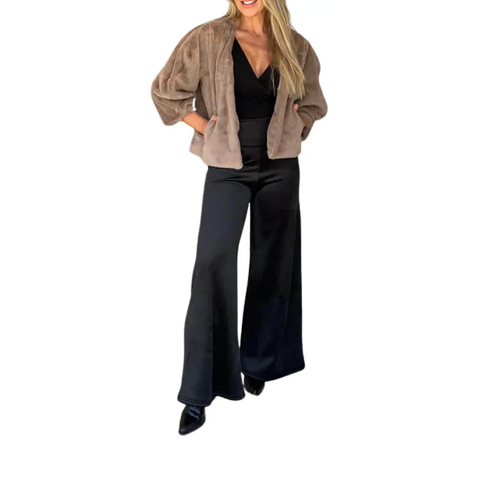 Pantalón Palazzo estilo vintage cotele 12