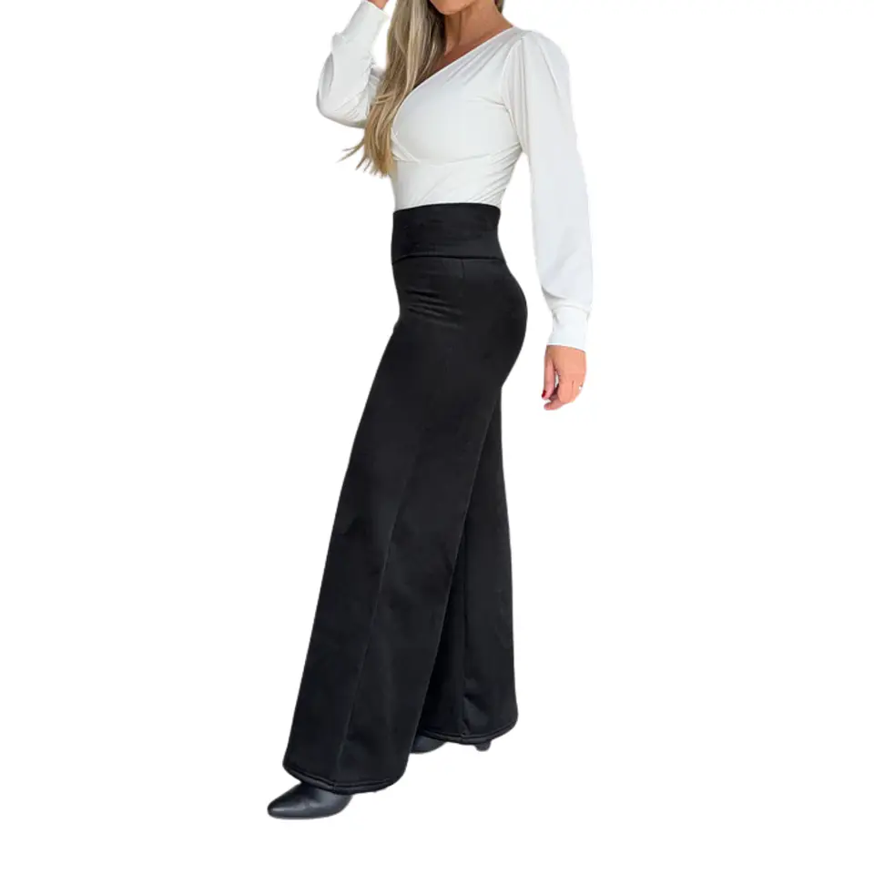 Pantalón Palazzo estilo vintage cotele 13
